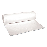Boardwalk Low-Density Waste Can Liners, 45 gal, 0.6 mil, 40" x 46", White, 100/Carton (BWK4046EXH)