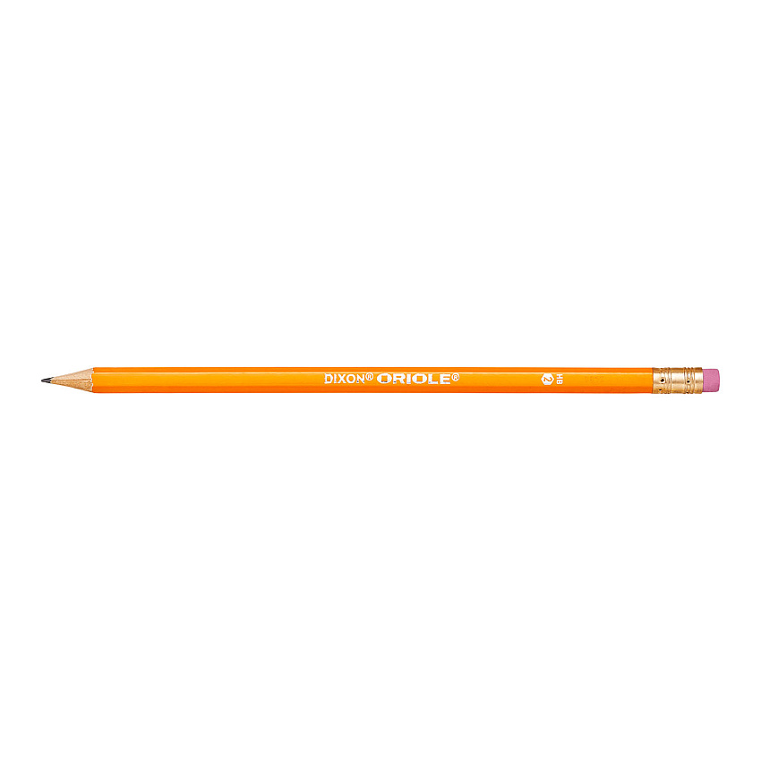 Dixon Oriole Pre-Sharpened Pencil, HB (#2), Black Lead, Yellow Barrel, 144/Pack (X12866X)