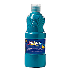 Prang Ready-to-Use Tempera Paint, Turquoise Blue, 16 oz Dispenser-Cap Bottle (X21619)