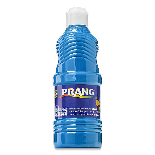 Prang Washable Paint, Turquoise Blue, 16 oz Dispenser-Cap Bottle (X10712)
