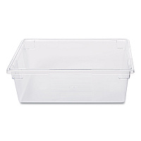 Rubbermaid Commercial Food/Tote Boxes, 12.5 gal, 26 x 18 x 9, Clear (3300CLE)