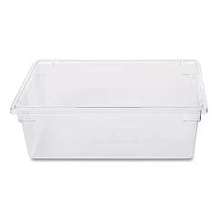 Rubbermaid Commercial Food/Tote Boxes, 12.5 gal, 26 x 18 x 9, Clear (3300CLE)