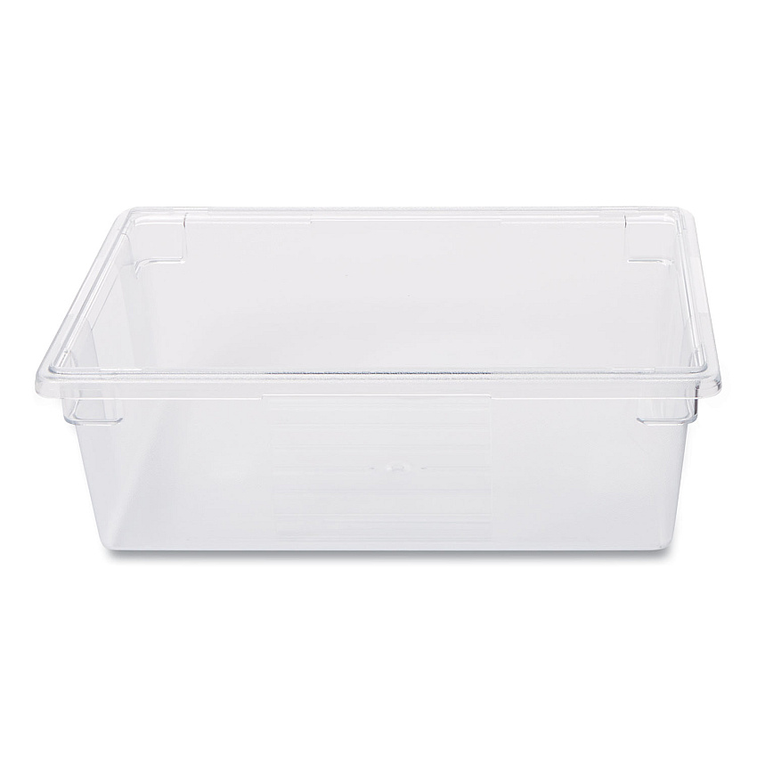 Rubbermaid Commercial Food/Tote Boxes, 12.5 gal, 26 x 18 x 9, Clear (3300CLE)