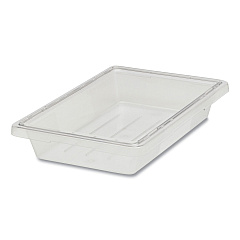 Rubbermaid Commercial Food/Tote Boxes, 5 gal, 12 x 18 x 9, Clear (3304CLE)