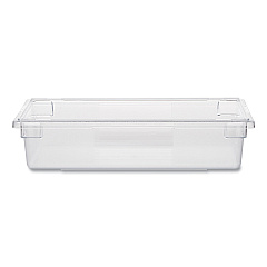 Rubbermaid Commercial Food/Tote Boxes, 8.5 gal, 26 x 18 x 6, Clear (3308CLE)