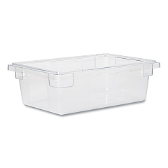 Rubbermaid Commercial Food/Tote Boxes, 3.5 gal, 18 x 12 x 6, Clear (3309CLE)