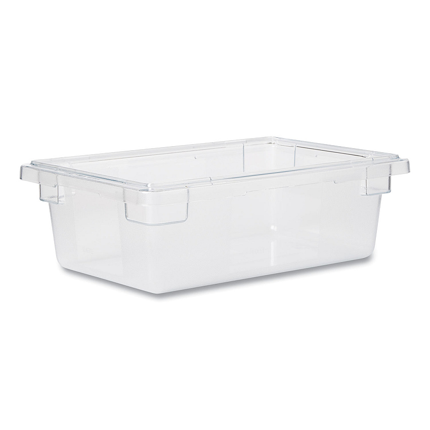 Rubbermaid Commercial Food/Tote Boxes, 3.5 gal, 18 x 12 x 6, Clear (3309CLE)