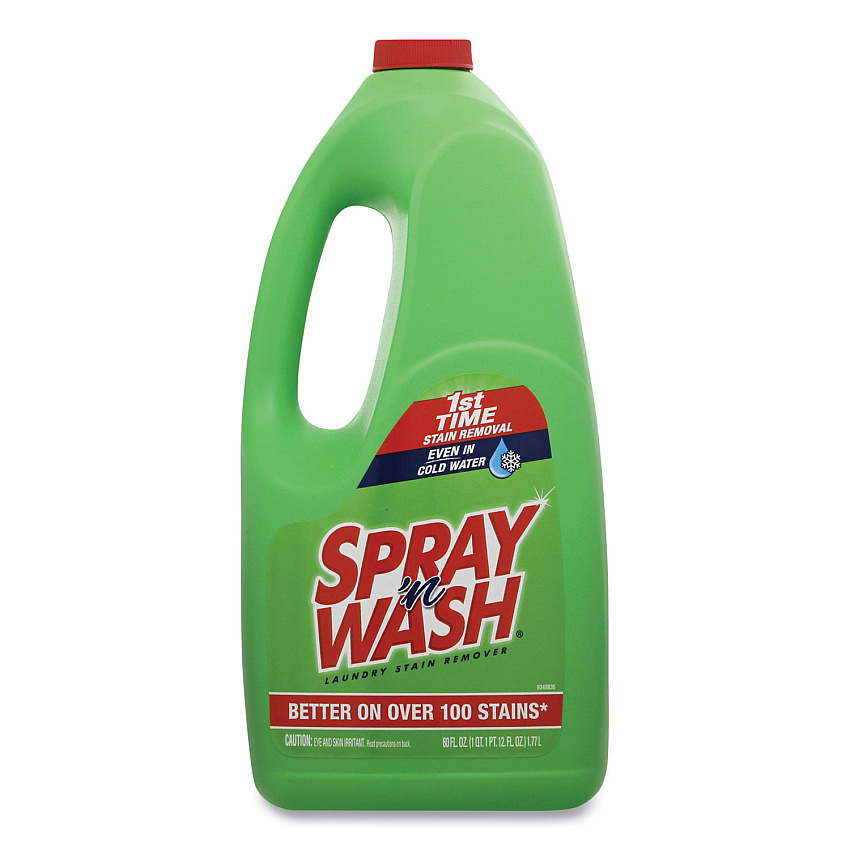 SPRAY ‘n WASH Pre-Treat Refill, Liquid, 60 oz Bottle, 6 per Carton (75551CT)