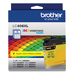 Brother LC406XL Yellow High Yield Ink Cartridge
