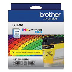 Brother LC406 Yellow Ink Cartridge