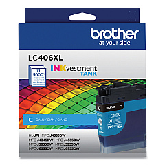 Brother LC406XL Cyan High Yield Ink Cartridge