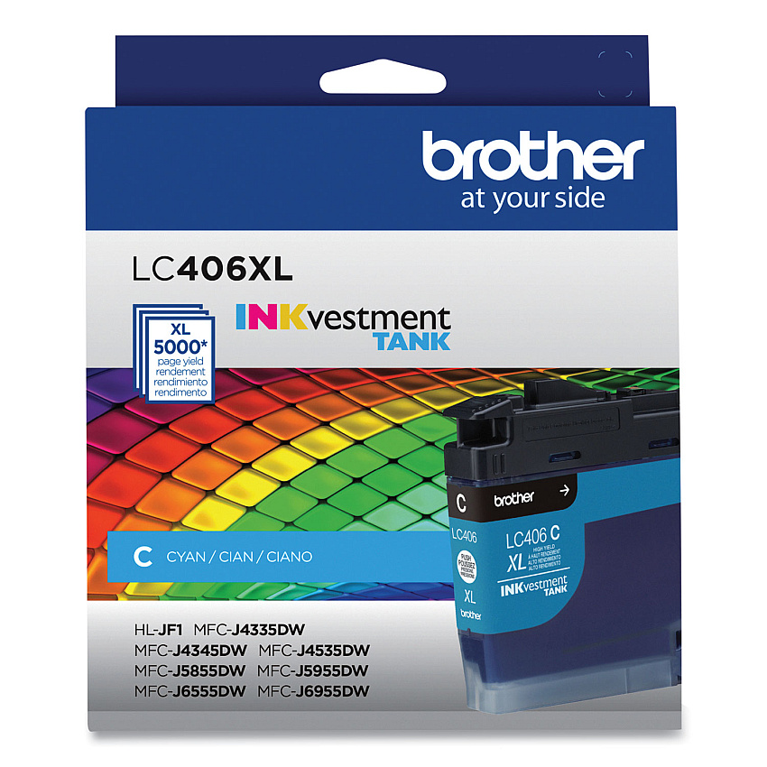 Brother LC406XL Cyan High Yield Ink Cartridge