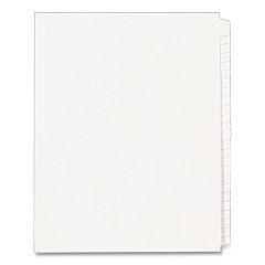 Avery Blank Tab Legal Exhibit Index Divider Set, 25-Tab, Letter, White, Set of 25 (11959)