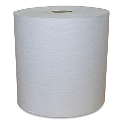 Eco Green Recycled Hardwound Paper Towels, 1-Ply, 1.8 Core, 7.88 x 800 ft, White, 6 Rolls/Carton (EW80166)