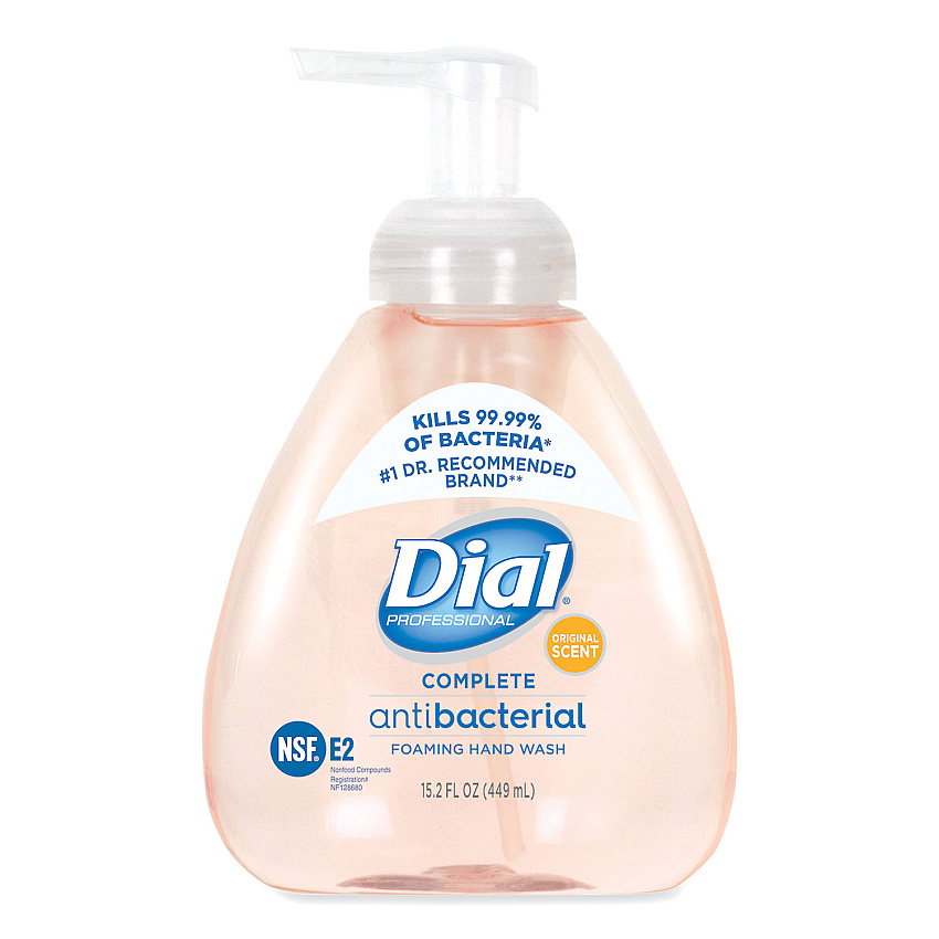 Dial Professional Antibacterial Foaming Hand Wash, Original, 15.2 oz Pump (98606EA)