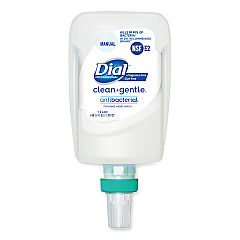 Dial Professional Clean+Gentle Antibacterial Foaming Hand Wash Refill for FIT Manual Dispenser, Fragrance Free, 1.2 L, 3/Carton (32100CT)