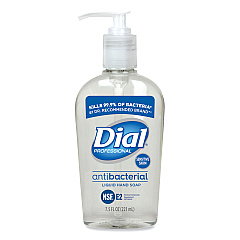 Dial Professional Antibacterial Liquid Hand Soap for Sensitive Skin, Floral, 7.5 oz Pump, 12/Carton (82834)