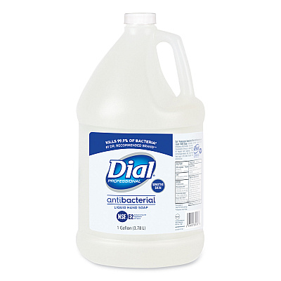 Dial Professional Antibacterial Liquid Hand Soap for Sensitive Skin, Floral, 1 gal, 4/Carton (82838)