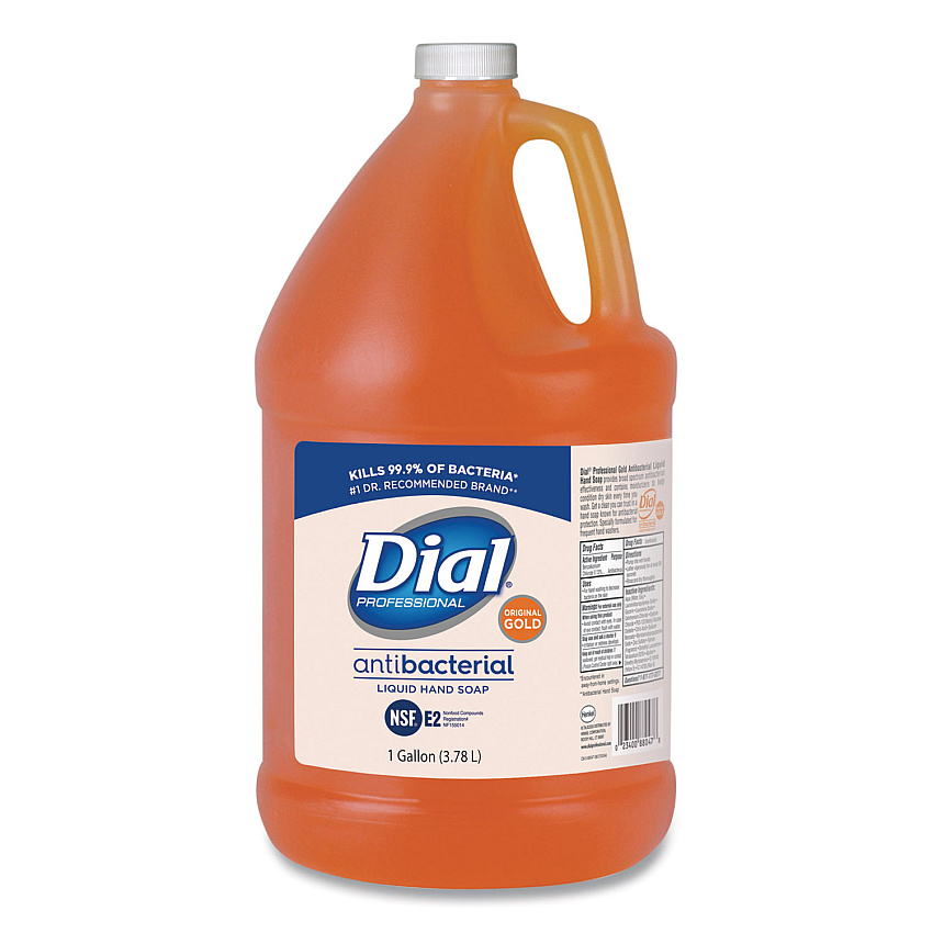 Dial Professional Gold Antibacterial Liquid Hand Soap, Floral, 1 gal (88047EA)