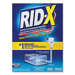 RID-X Septic System Treatment Concentrated Powder, 19.6 oz, 6/Carton (80307)