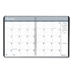 AbilityOne 7510016828093 SKILCRAFT Monthly Appointment Planner, 8.75 x 6.88, Black Cover, 14-Month (Dec to Jan): 2022 to 2024