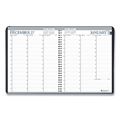 AbilityOne 7510016828109, SKILCRAFT Professional Weekly Planner, 11 x 8.5, Black Cover, 12-Month (Jan to Dec): 2026