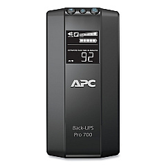 APC BR700G Back-UPS Pro 700 Battery Backup System, 6 Outlets, 700 VA, 355 J