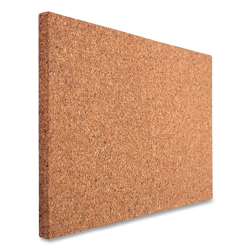 Iceberg iDesign Frameless Cork Bulletin Board, 46 x 36, Natural (35011)