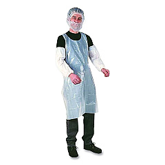 AMBITEX Disposable Foodservice Apron, 28 x 46, White, 100/Box (P2846BX)