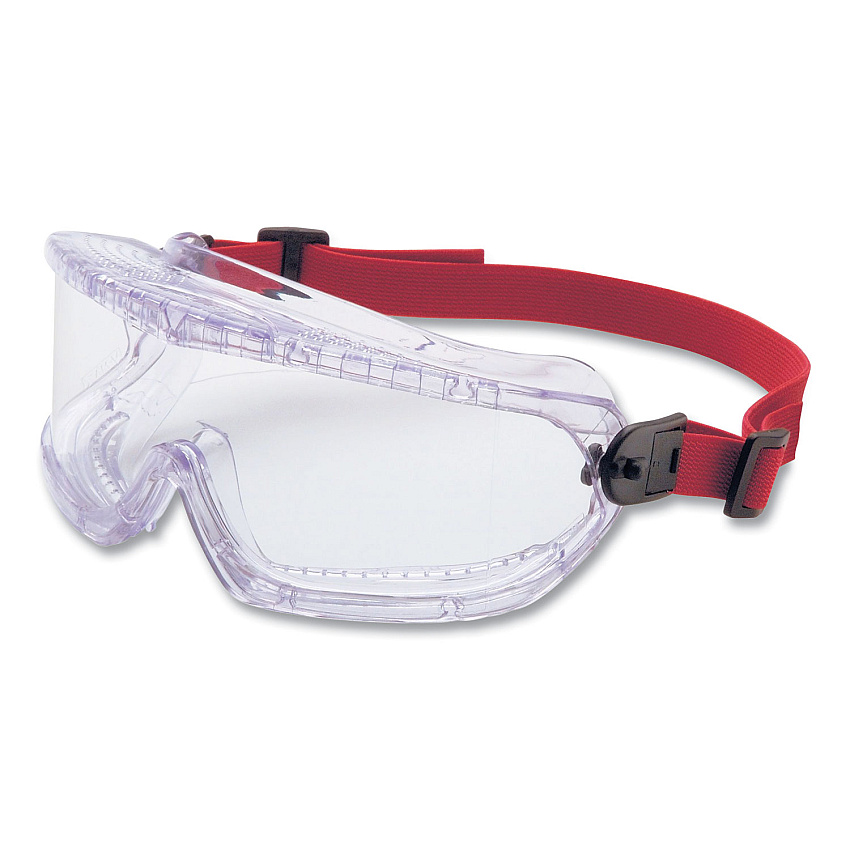 Honeywell Uvex V-Maxx Safety Goggles, Anti-Fog, Clear Frame, Clear Lens (11250800)
