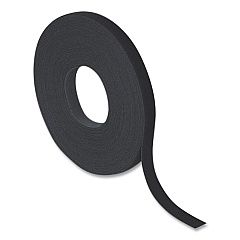 VELCRO Brand ONE-WRAP Ties and Straps, 0.5" x 12 ft, Black (189755)