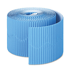 Pacon Bordette Decorative Border, 2.25" x 50 ft Roll, Brite Blue (37176)