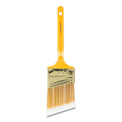 Wooster Softip Paint Brush, Nylon/Polyester Bristles, 2.5" Wide, Angled Profile, Plastic Kaiser Handle (0Q32080024)