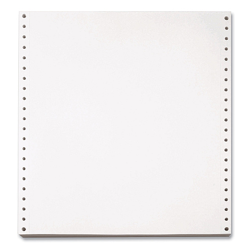 Willamette Computer Printout Paper, 1-Part, 20 lb Bond Weight, 9.5 x 11, White, 2,700/Carton (951027)