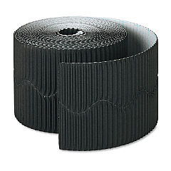 Pacon Bordette Decorative Border, 2.25" x 50 ft Roll, Black (37306)
