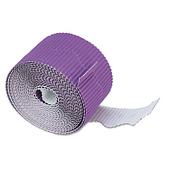 Pacon Bordette Decorative Border, 2.25" x 50 ft Roll, Violet (37334)