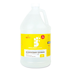 Boulder Clean Disinfectant Cleaner, Lemon Scent, 128 oz Bottle (003137EA)