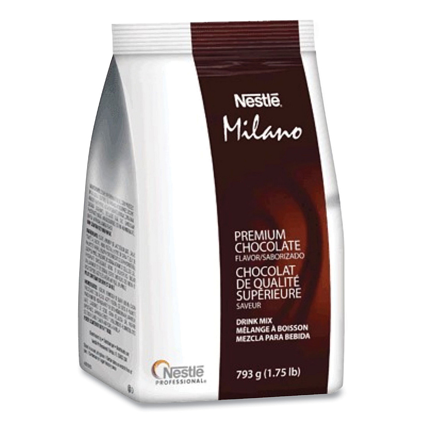 Nescafe Premium Hot Chocolate Mix, 1.75 lb Bag, 4/Carton (10343CT)
