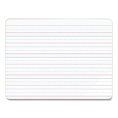 U Brands Double-Sided Dry Erase Lap Board, 12 x 9, White Surface, 10/Pack (483U0001)