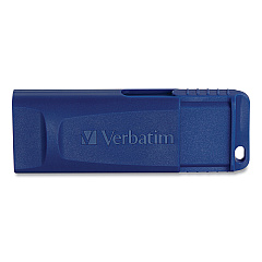 Verbatim Classic USB 2.0 Flash Drive, 4 GB, Blue (97087)