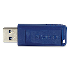 Verbatim Classic USB 2.0 Flash Drive, 64 GB, Blue (98658)