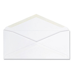 Universal Business Envelope, #10, Commercial Flap, Gummed Closure, 4.25 x 9.63, White, 125/Box (UNV36329)