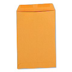 Universal Catalog Envelope, #1, Square Flap, Gummed Closure, 6 x 9, Brown Kraft, 100/Box (UNV40205)