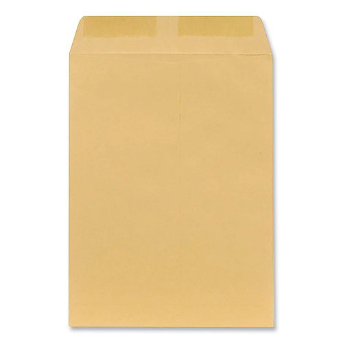 Universal Catalog Envelope, #10 1/2, Square Flap, Gummed Closure, 9 x 12, Brown Kraft, 100/Box (UNV44102)