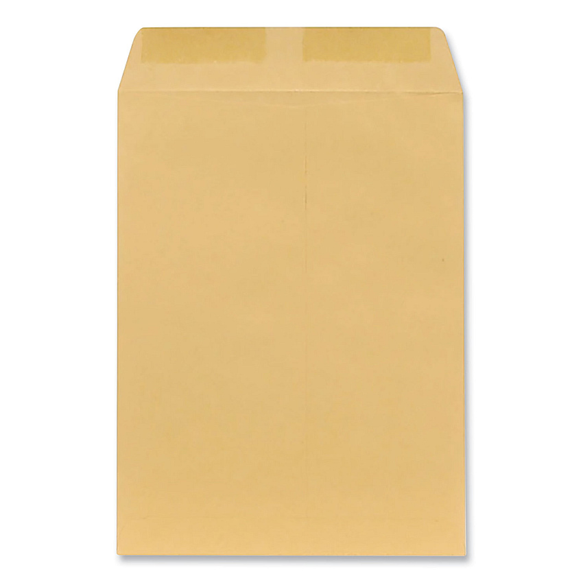 Universal Catalog Envelope, #10 1/2, Square Flap, Gummed Closure, 9 x 12, Brown Kraft, 100/Box (UNV44102)