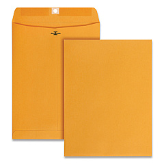 Universal Catalog Envelope, #90, Square Flap, Clasp/Gummed Closure, 9 x 12, Brown Kraft, 250/Carton (UNV35269)
