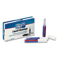 PhysiciansCare by First Aid Only Liquid Bandage, 0.017 oz Pipette, 4/Box (90447)