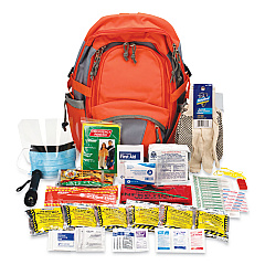 PhysiciansCare by First Aid Only Emergency Preparedness First Aid Backpack, XL, 63 Pieces, Nylon Fabric (90001)