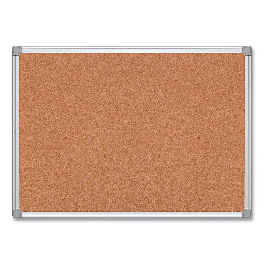 MasterVision Earth Cork Board, 36 x 48, Aluminum Frame (CA051790)