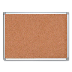 MasterVision Earth Cork Board, 18x24, Aluminum Frame (CA021790)